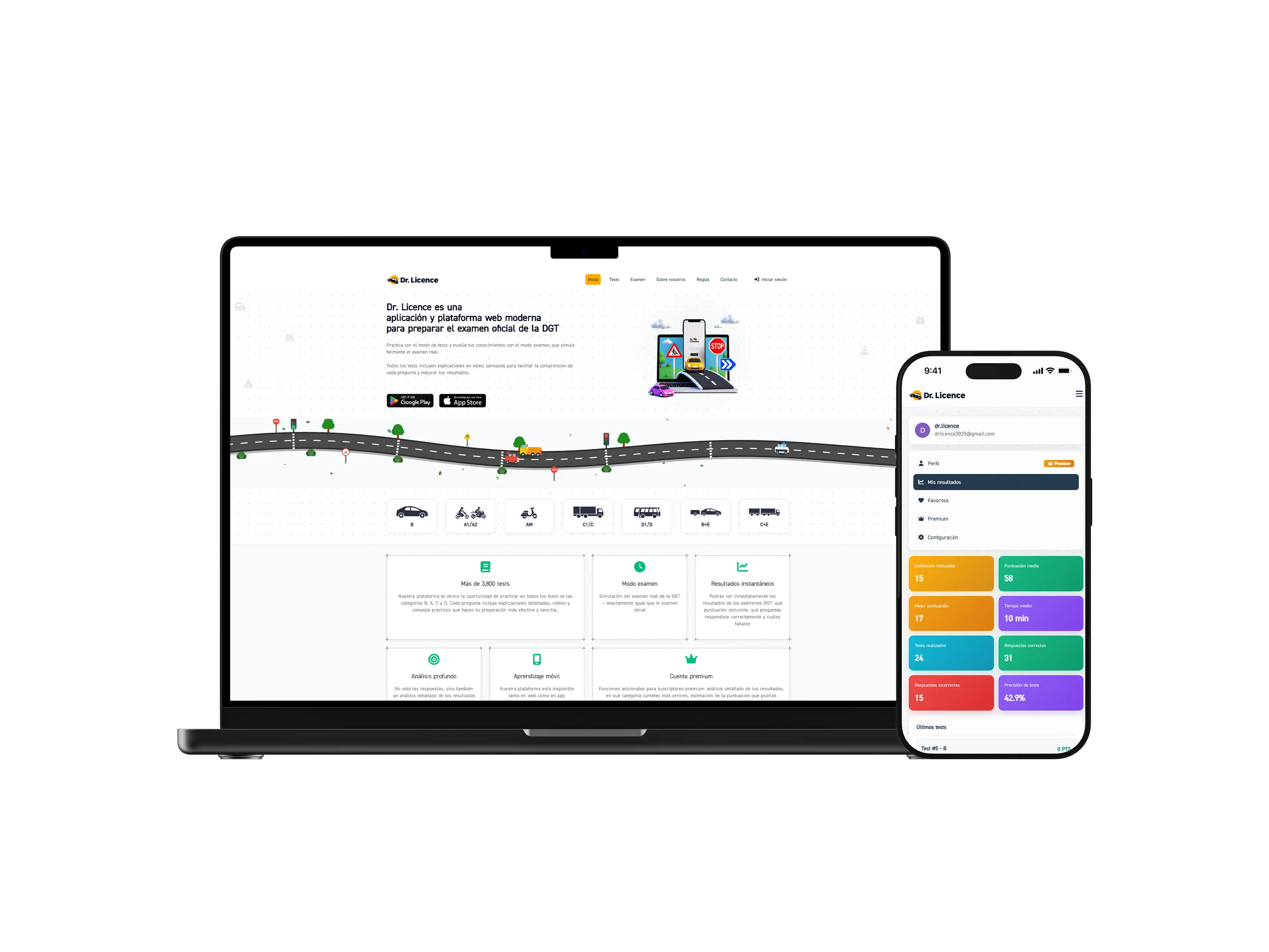Prepárate cómodamente y aprueba con éxito el examen teórico de la DGT. 2026