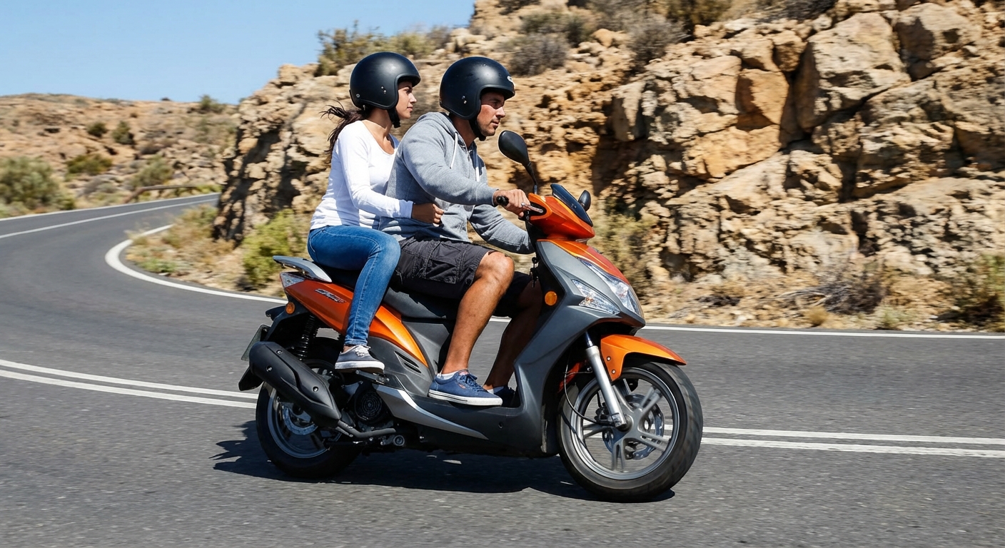 El permiso que autoriza a conducir ciclomotores, ¿autoriza a circular transportando a un pasajero?