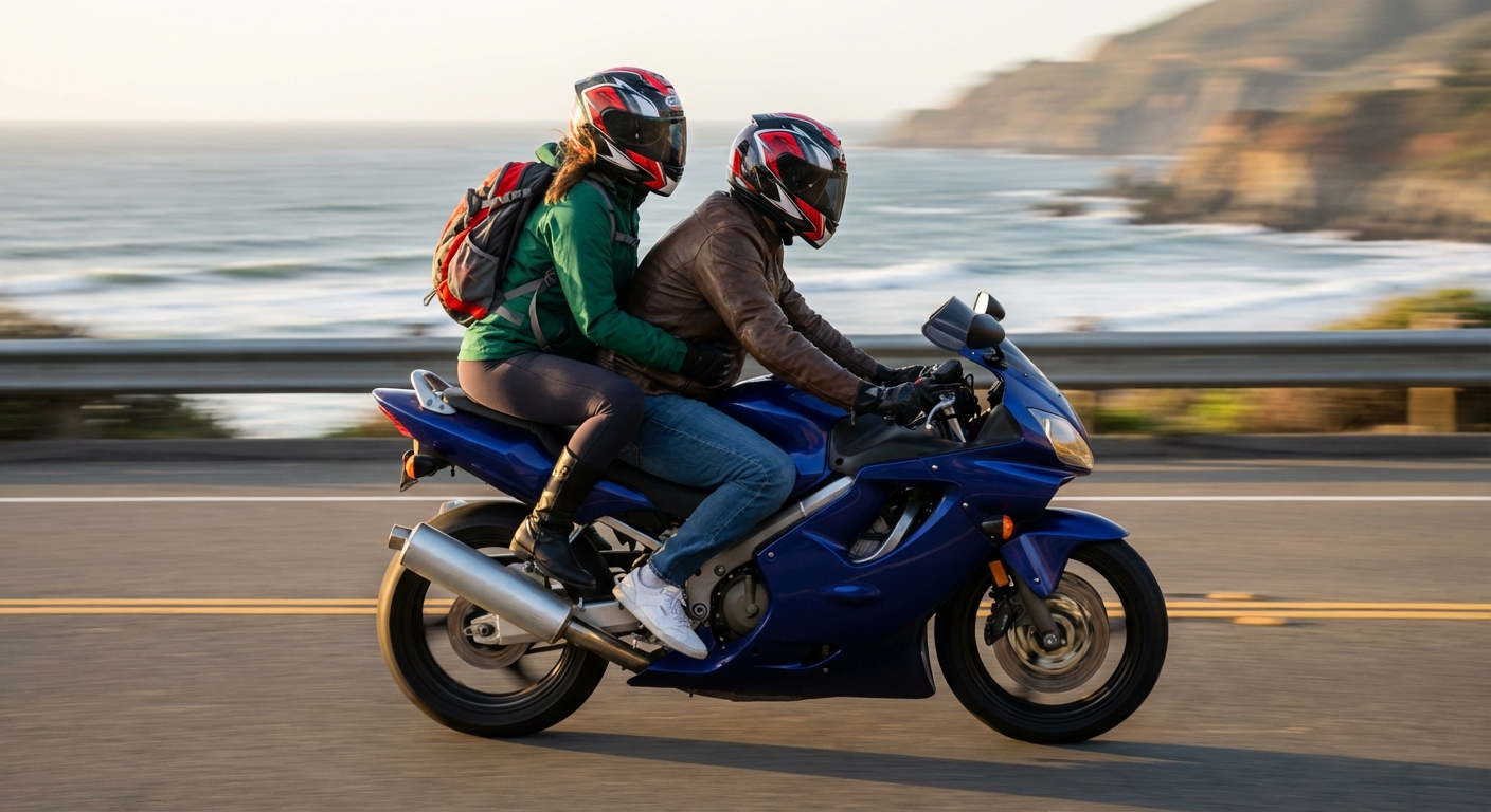 ¿En qué tipo de vía el conductor de una motocicleta tiene prohibido superar el límite de velocidad de 20 km/h?