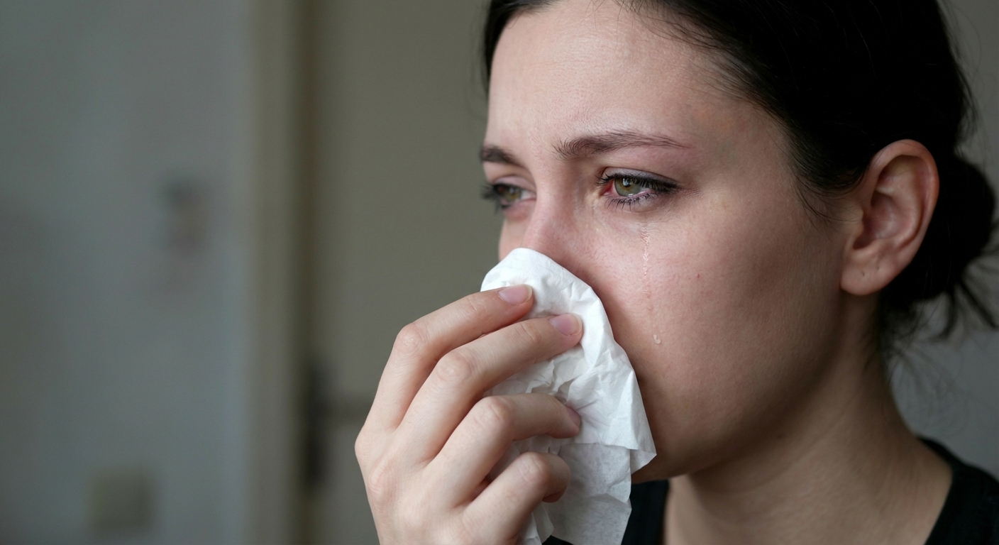 En el supuesto de que un conductor sufra un ataque de estornudos a causa de una alergia respiratoria...
