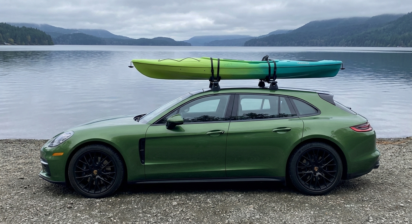 ¿Está permitido que la carga transportada en un turismo sobresalga de la proyección en planta del vehículo por su parte posterior?