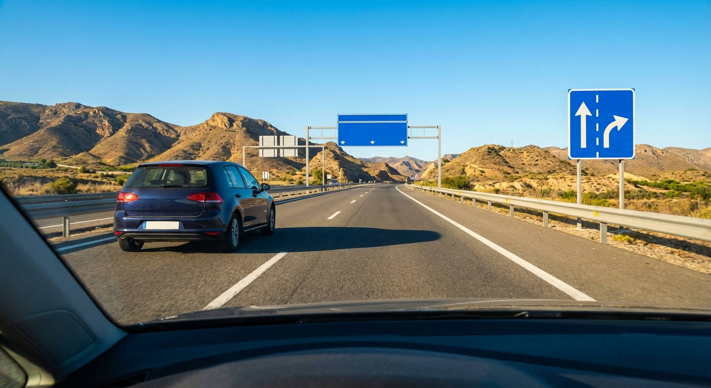 ¿Para qué situación concreta está autorizado el uso del arcén en una autovía?