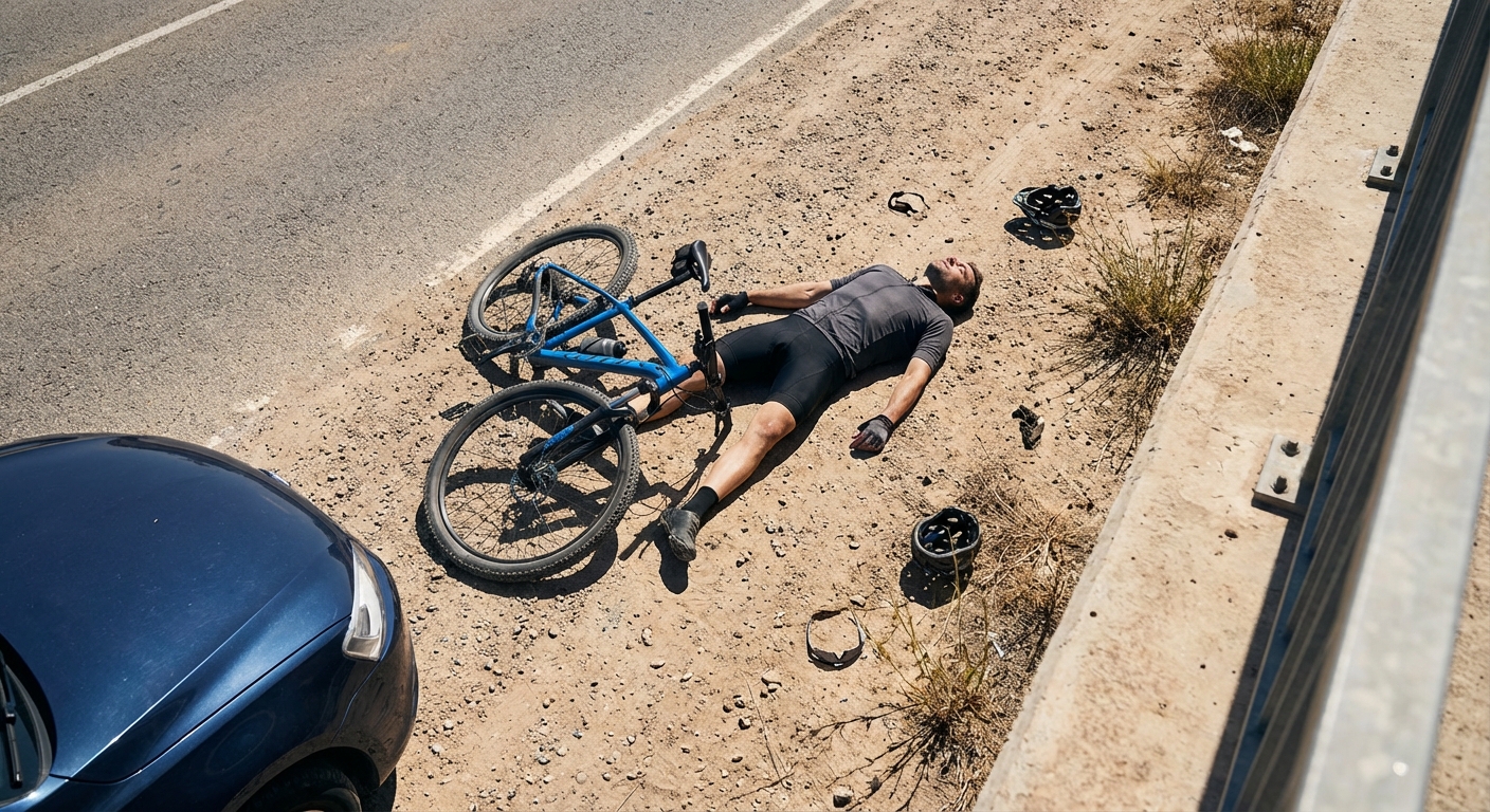 Las lesiones más graves en los ciclistas, cuando son víctimas de un atropello, se localizan en...