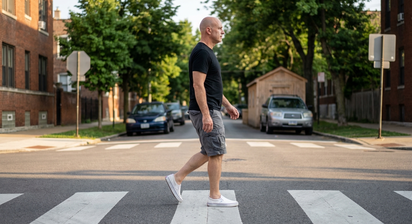 ¿En qué momento debe un peatón acceder a la calzada si tiene la intención de cruzar por un paso de peatones debidamente señalizado?