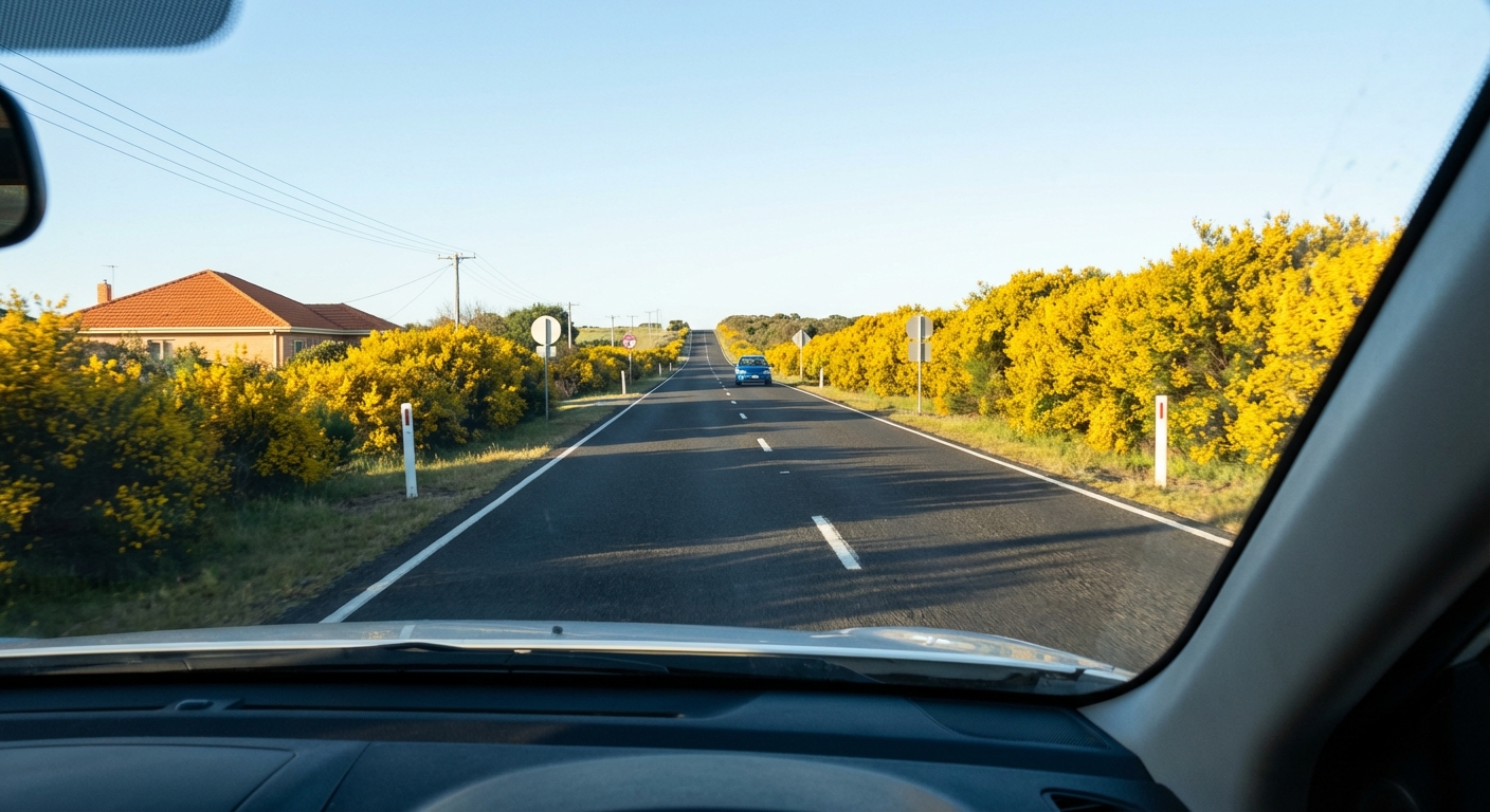 En esta vía un ciclomotor tiene que circular por...
