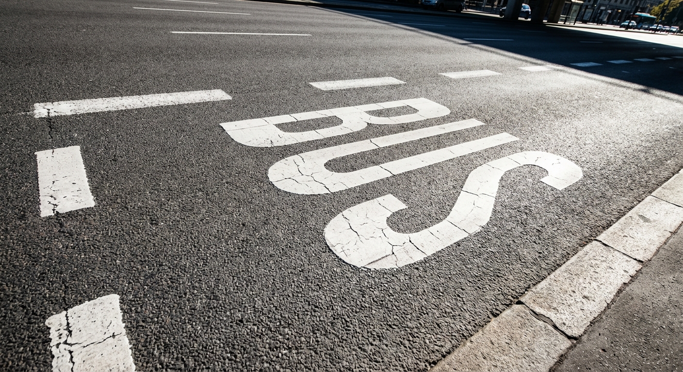 ¿Puede un camión utilizar un carril reservado para autobuses?
