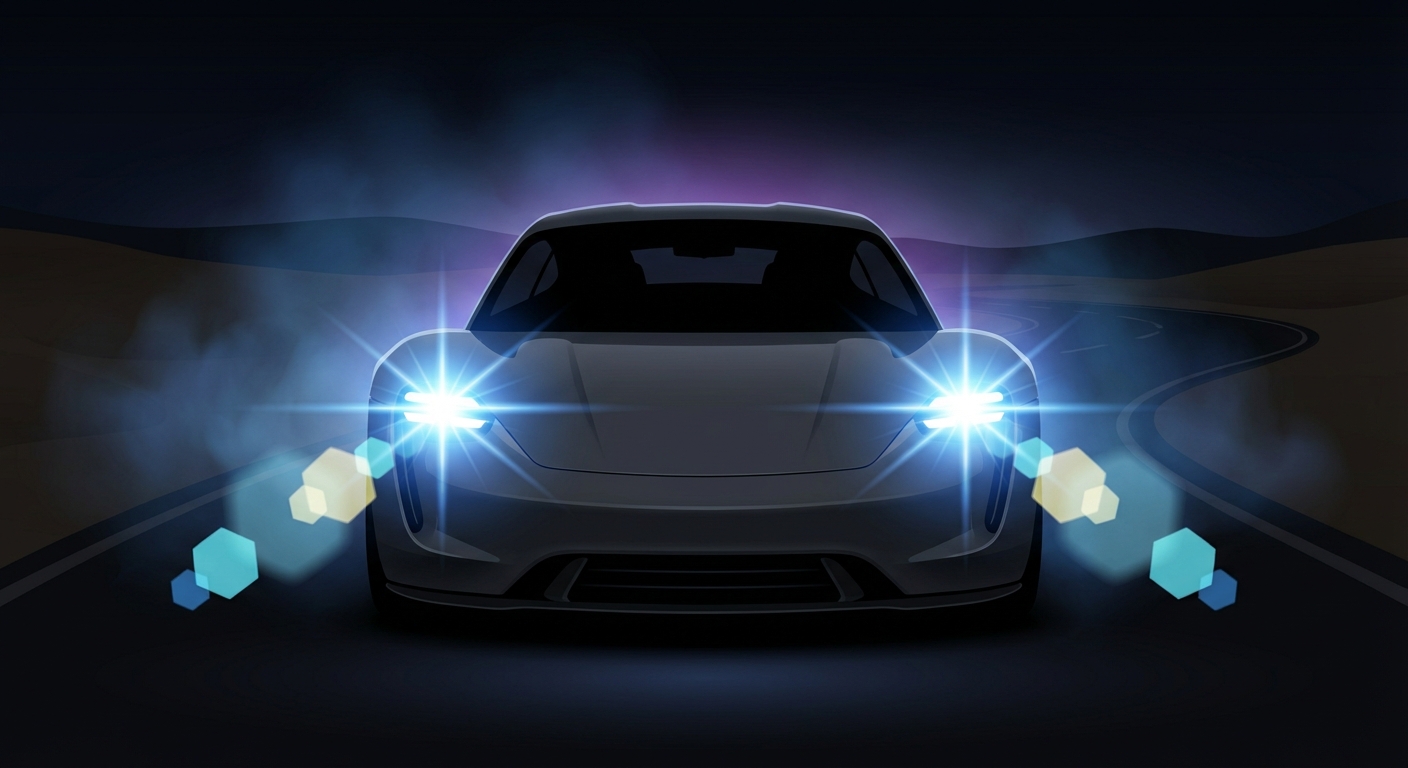 Las luces de este vehículo le han deslumbrado, ¿qué debe hacer?