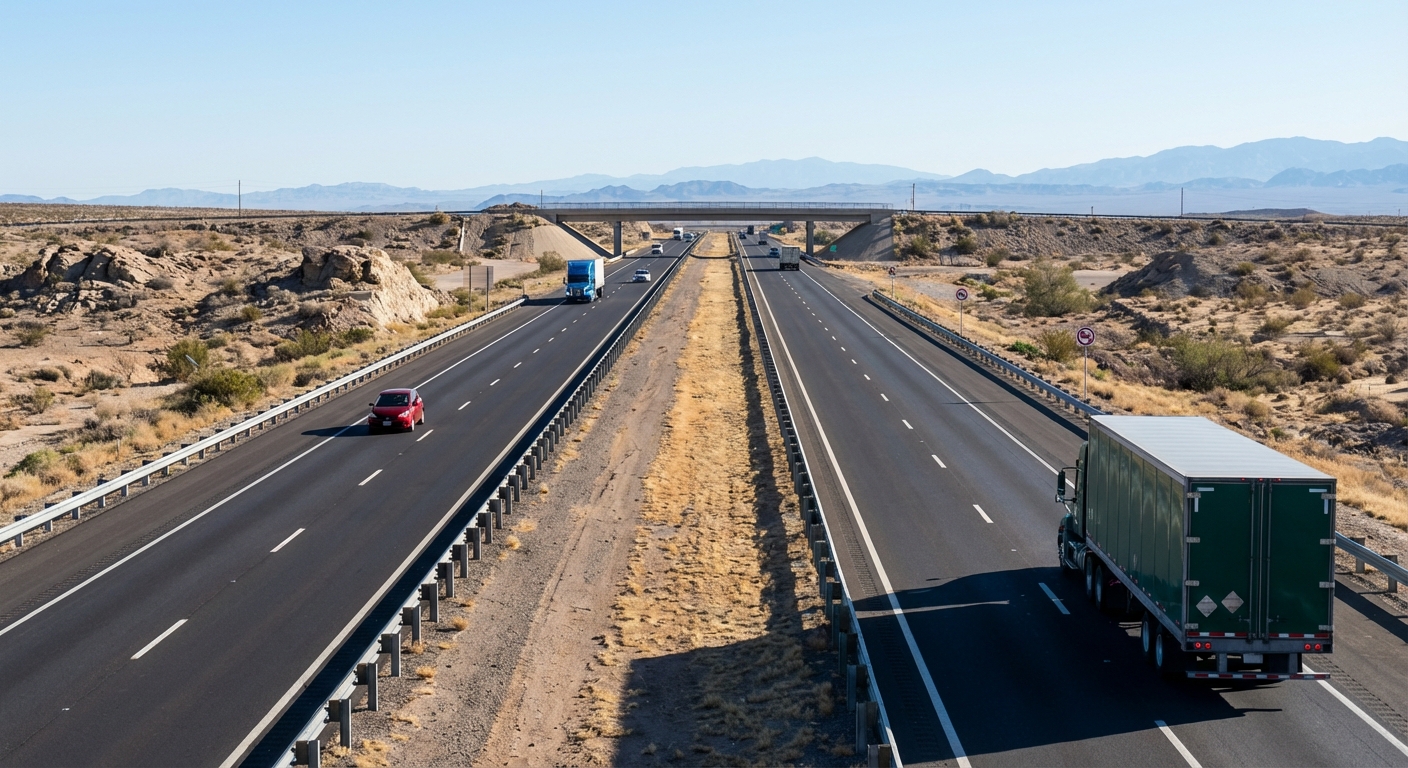 Si conduce por una autovía fuera de poblado, con dos carriles para cada sentido de circulación, un camión con longitud total de 11 metros, ¿qué separación mínima debe guardar con el vehículo que le precede, al que no pretende adelantar?