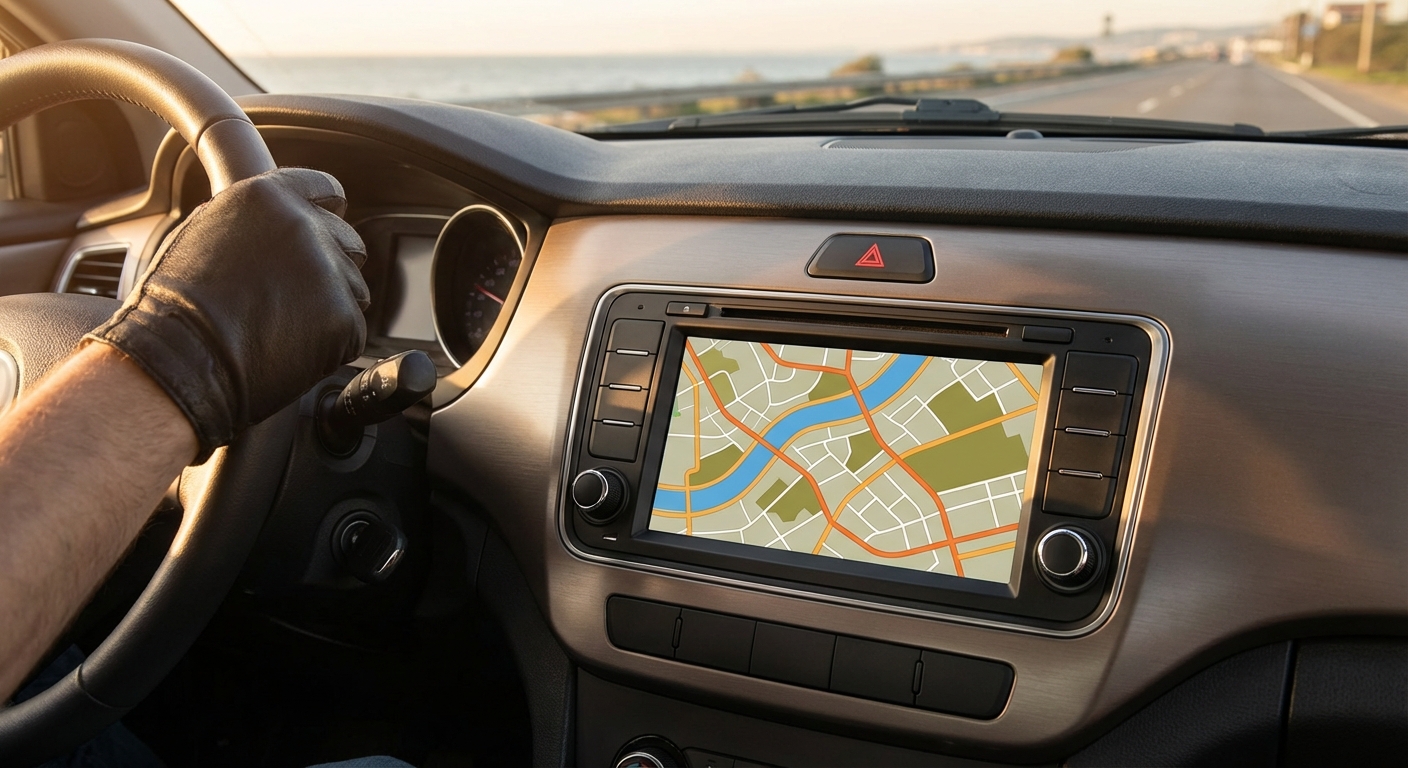 Al circular con un vehículo equipado con un dispositivo de navegación GPS, el conductor debe tener presente que...