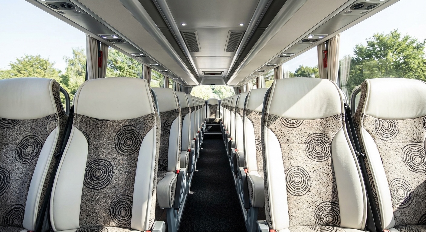 En un autobús cuyos asientos disponen de cinturón de seguridad es obligatorio que lo utilicen...