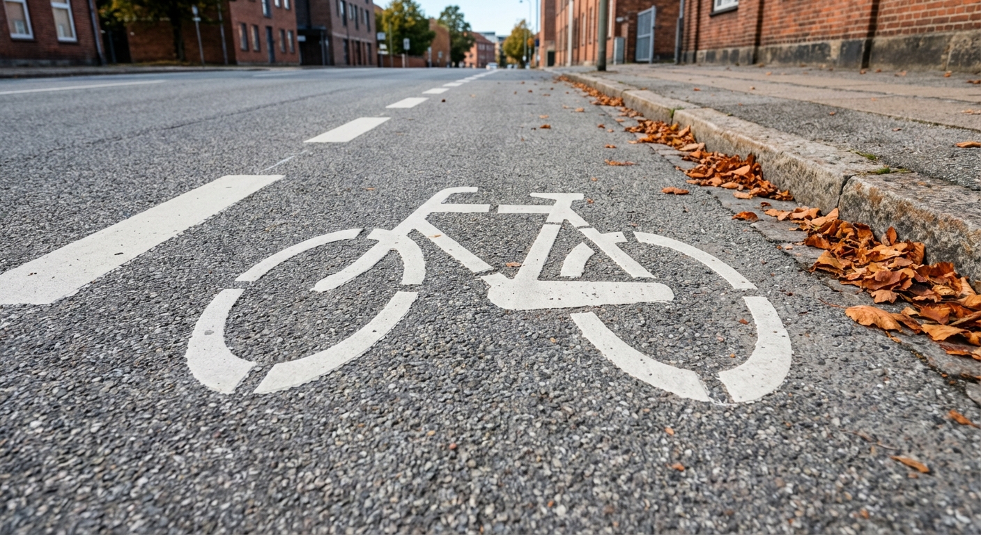 ¿Qué indica esta marca pintada sobre el pavimento?