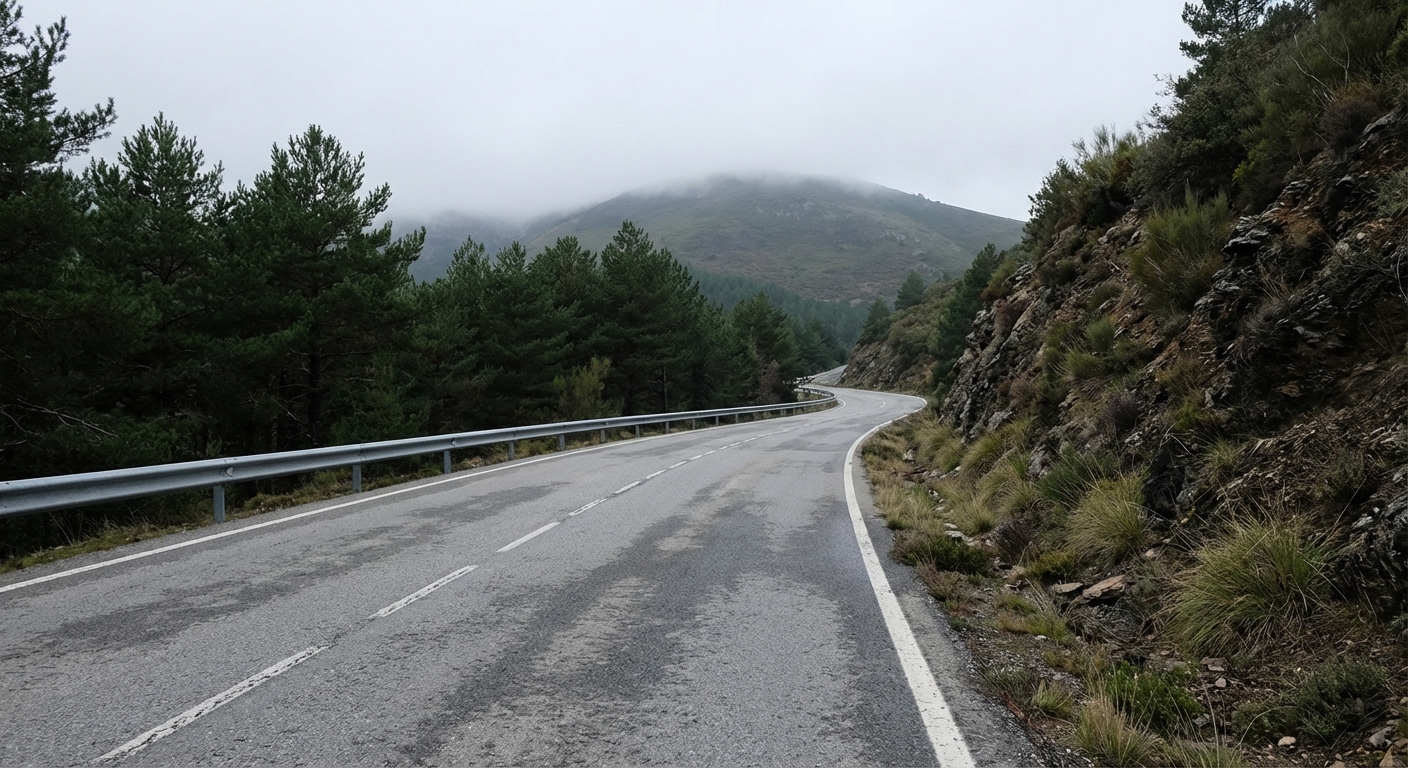 ¿En qué supuestos de trazado en curva se prohíbe, con carácter general, realizar la maniobra de adelantamiento?