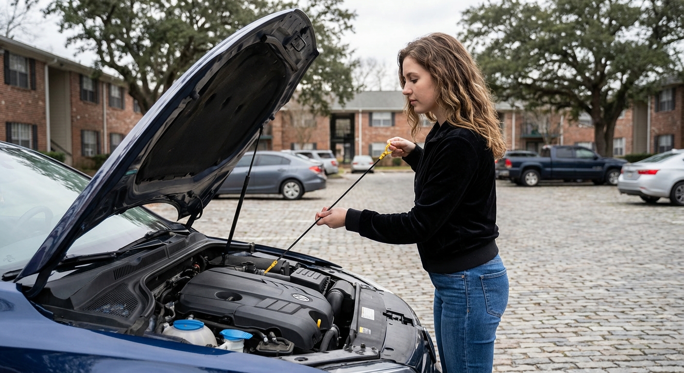 ¿De qué manera debe encontrarse el motor para realizar una medición correcta de su nivel de aceite?