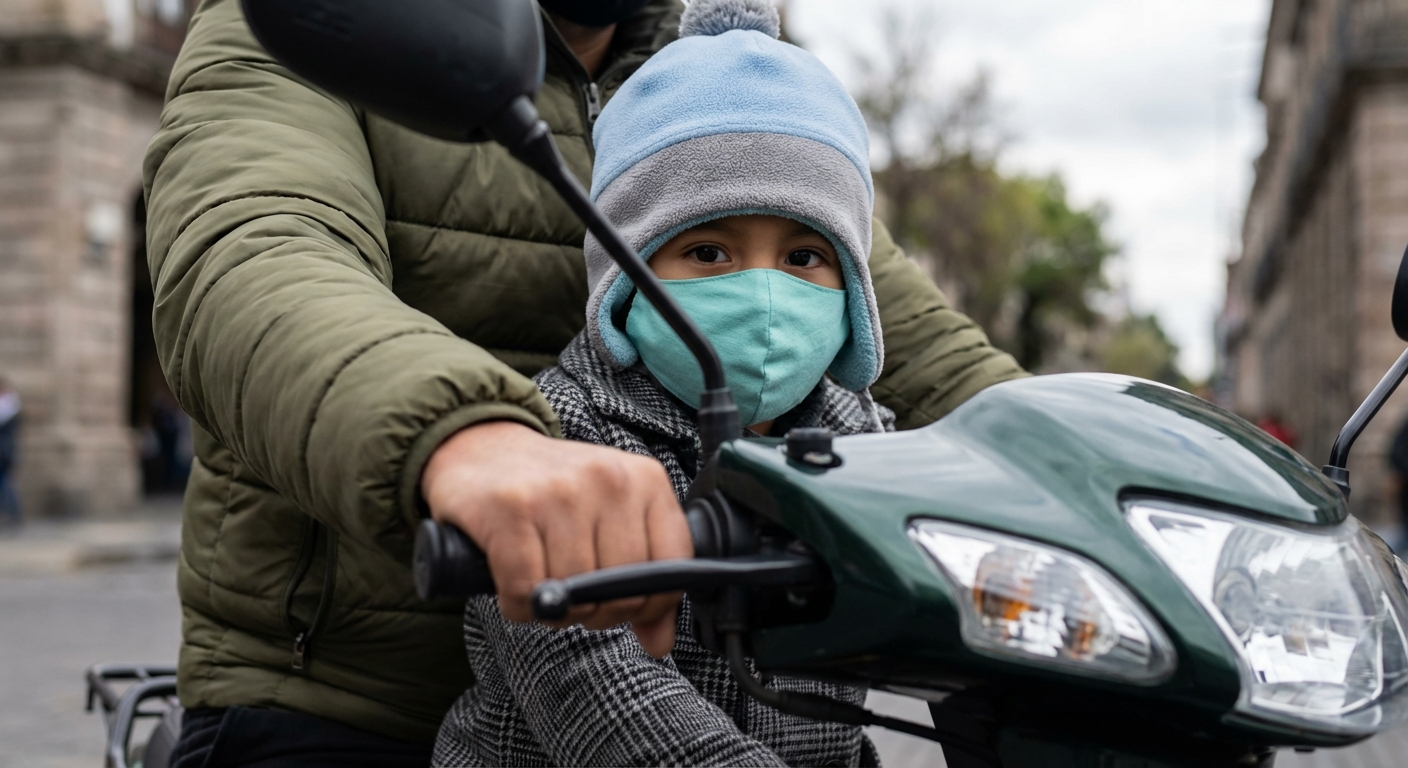 Si circula con una motocicleta, ¿le está permitido llevar como pasajero a un menor de 12 años?