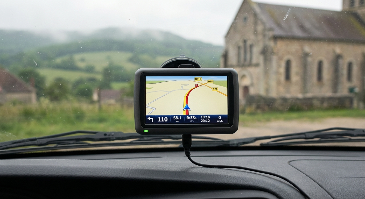 Para no interferir en la visión del tráfico ni suponer un riesgo para la conducción, el dispositivo de navegación debe ubicarse...