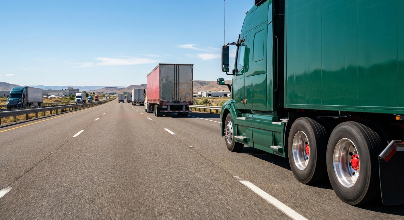 Si conduce un conjunto de vehículos que tiene más de 10 metros de longitud por una autovía, fuera de poblado, que tiene dos carriles para cada sentido, ¿qué separación debe dejar con el vehículo que va delante?