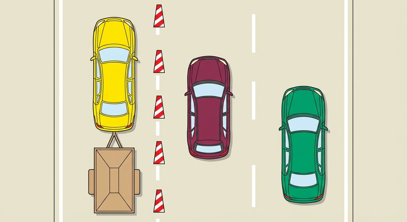 Los camiones que circulen por un carril adicional circunstancial...
