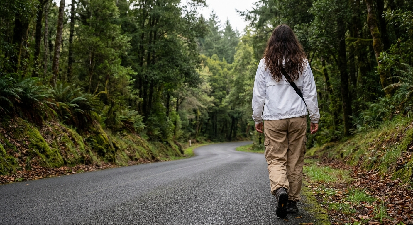 ¿Está permitido que un peatón circule por el margen derecho al desplazarse por una vía fuera de poblado?