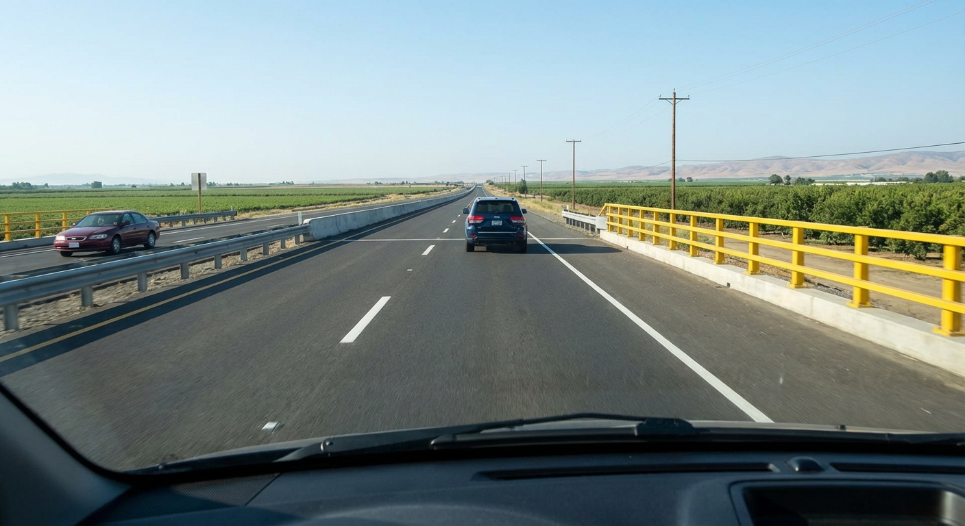 Un turismo circula a 100 km/h por una autopista. ¿Puede adelantarle con el autobús que conduce?