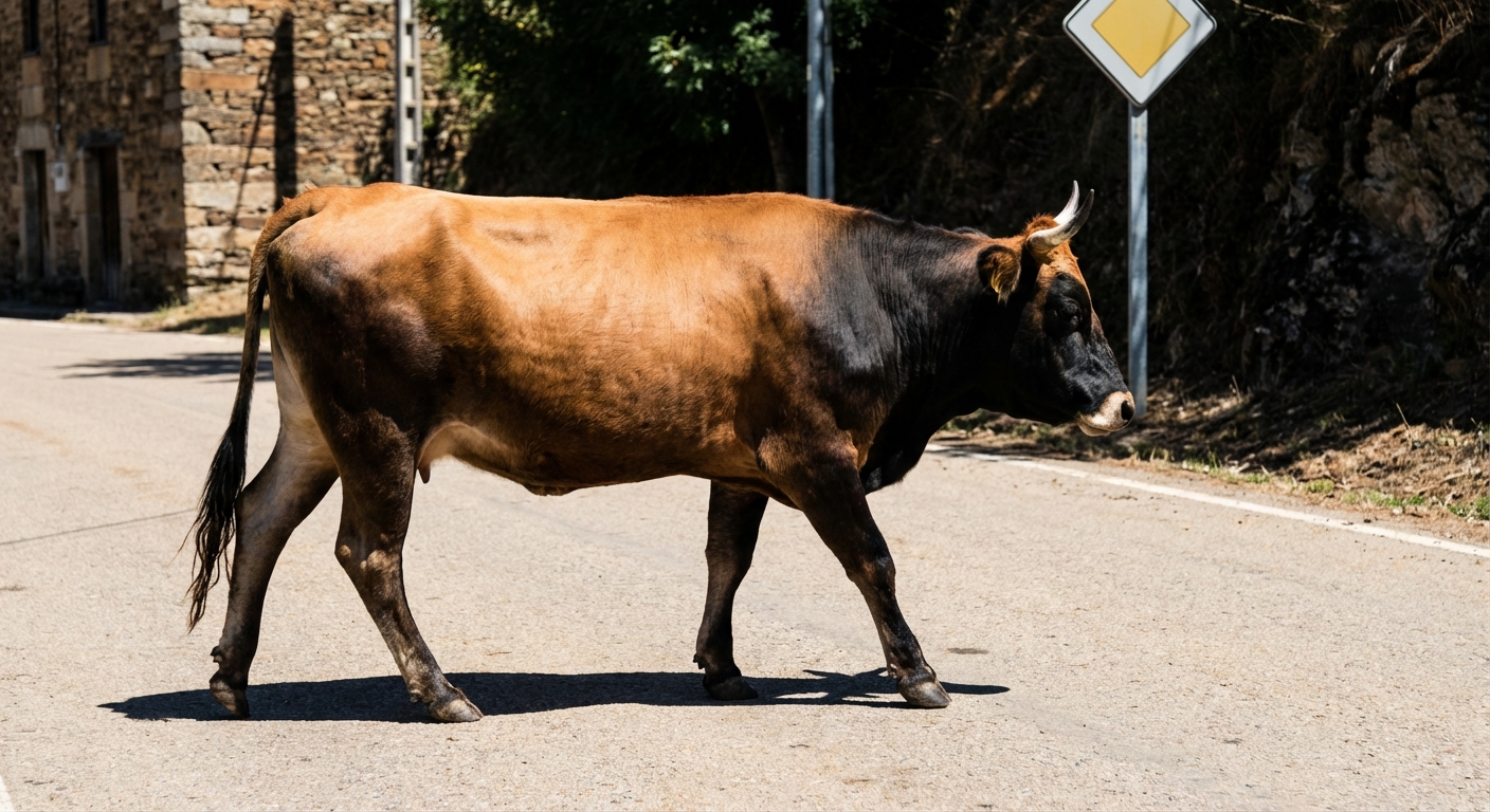 ¿En qué situación tienen los conductores la obligación de ceder el paso a los animales?