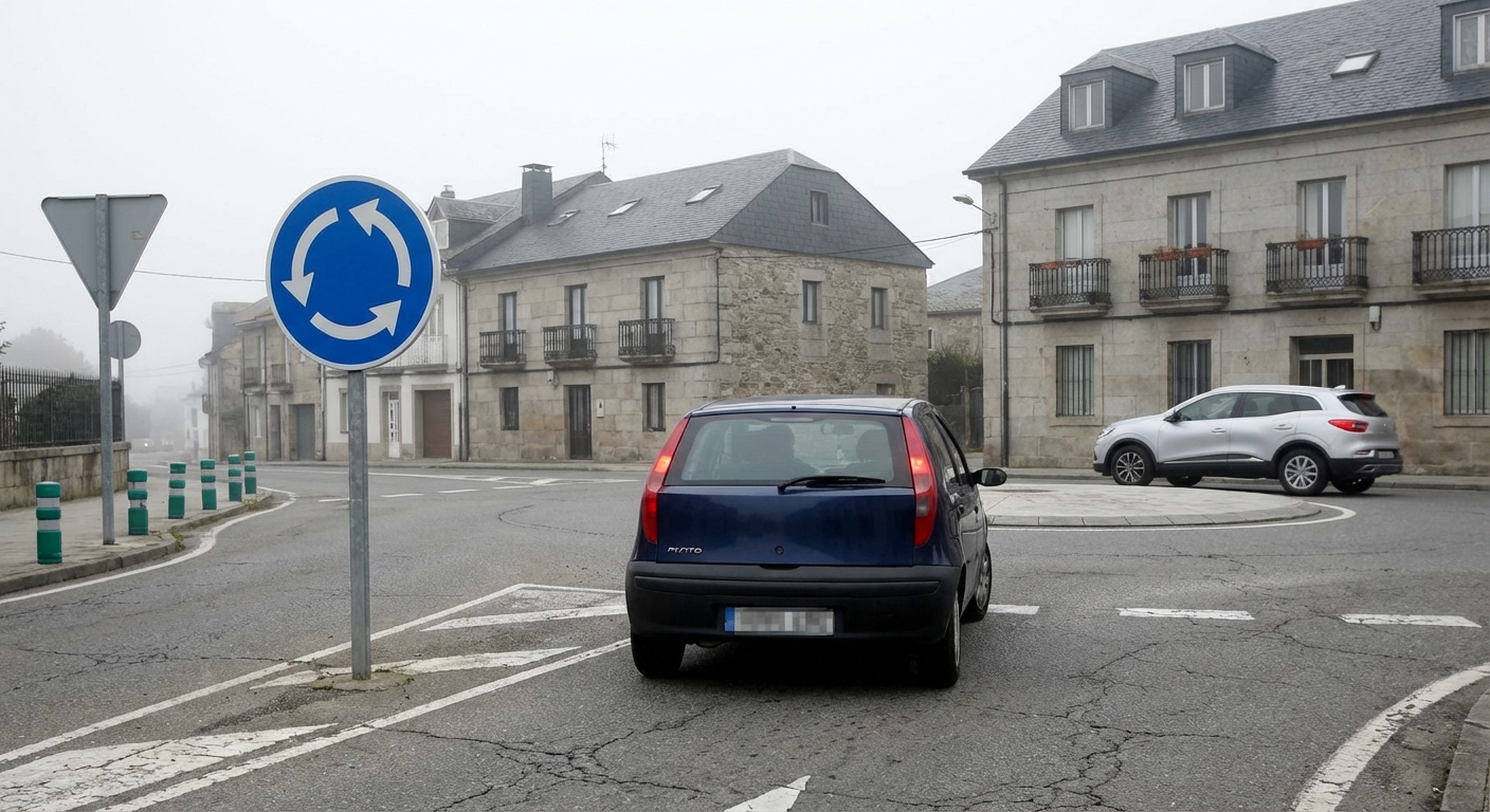 Cuando se disponga a acceder a una glorieta que carezca de señalización específica sobre la prioridad de paso, el conductor está obligado a...
