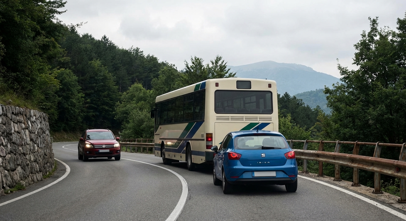 Si conduce un autobús y realiza un transporte de menores, ¿le está permitido fumar mientras conduce?