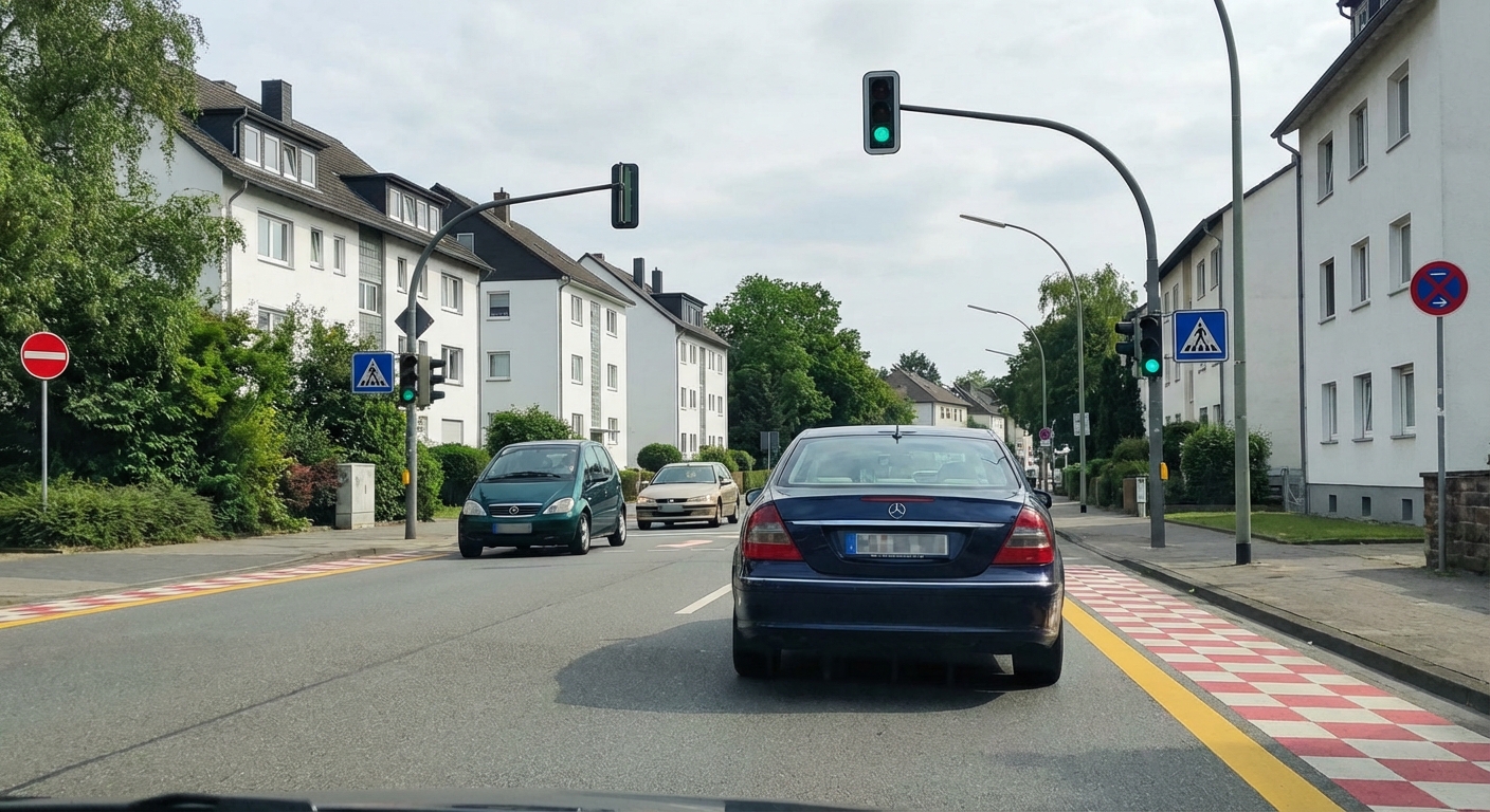 Para establecer adecuadamente la distancia de seguridad con el vehículo que circula delante, el conductor...