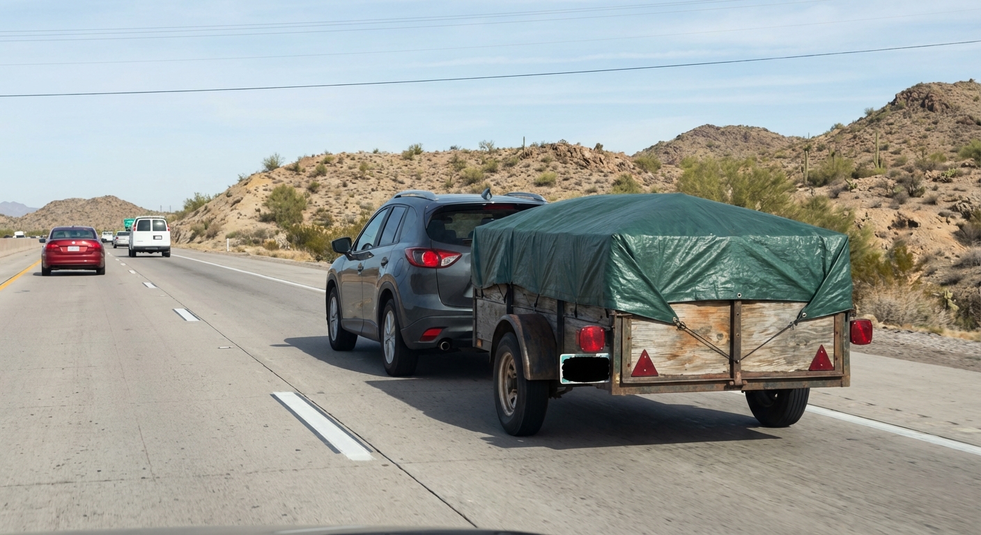 ¿Cuál es el límite máximo de velocidad permitido para un turismo que arrastra un remolque cuando circula por una autovía?