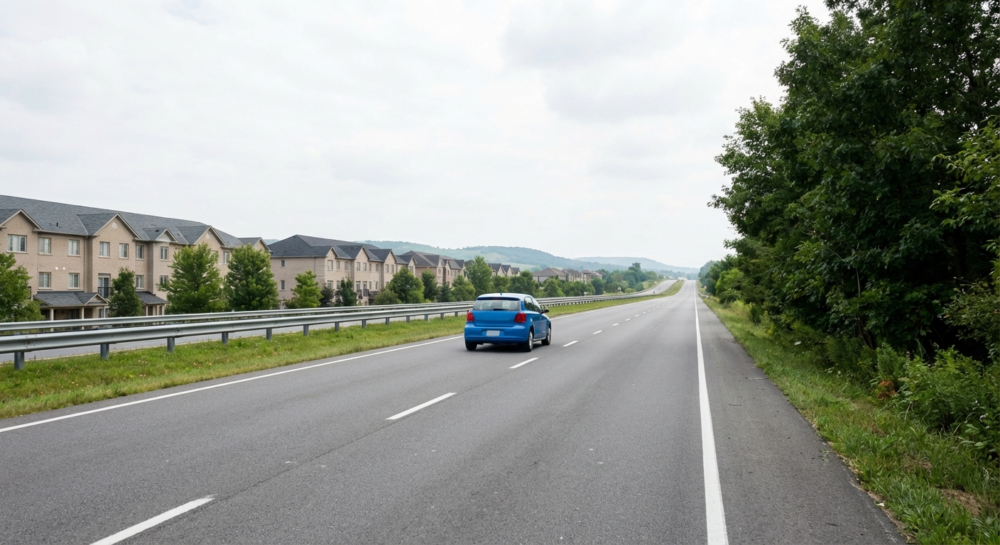 En vías interurbanas y en calzadas con más de un carril para el mismo sentido de marcha, ¿por dónde circulará normalmente un automóvil?