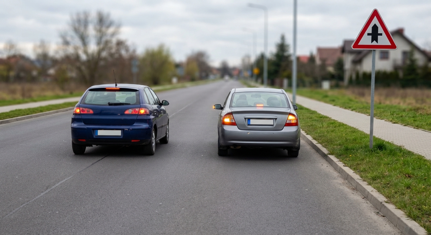 ¿Qué carril debe utilizar un conductor al circular por una vía urbana que dispone de dos carriles para su sentido de marcha si no existen marcas viales que los delimiten?