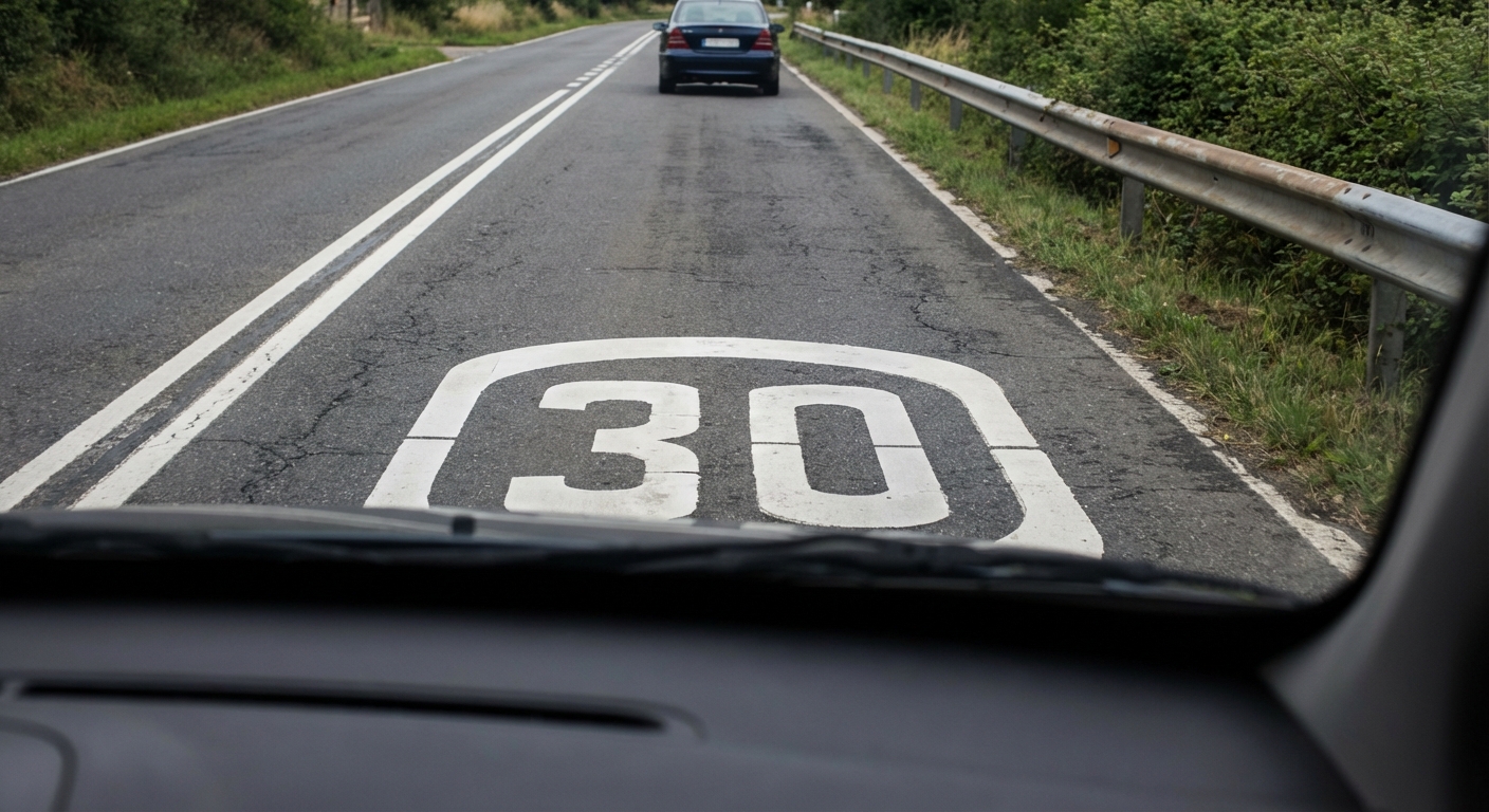 ¿En qué circunstancia dejará de ser aplicable la prohibición de velocidad máxima que establece esta señal vertical?
