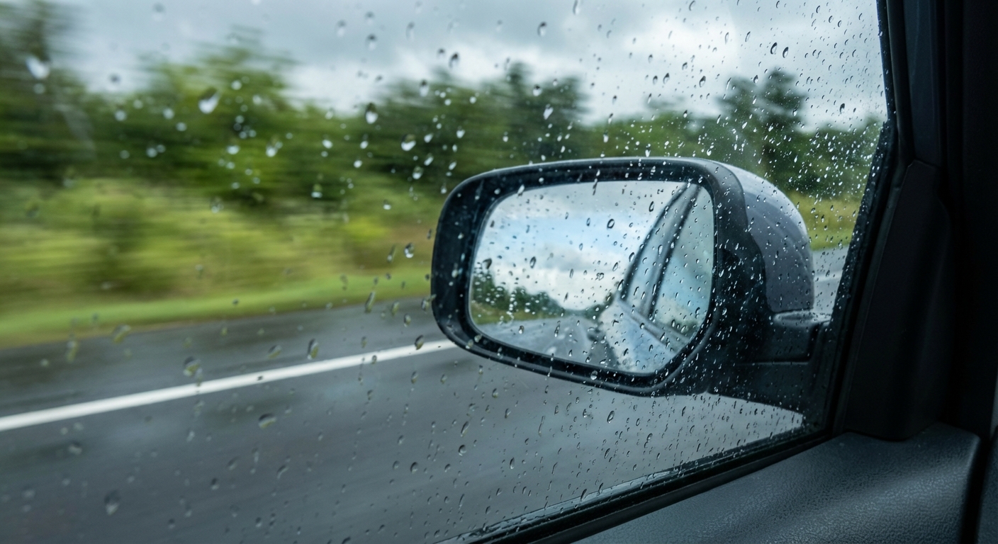 ¿Se permite el uso del alumbrado antiniebla si el conductor circula bajo una lluvia que no tiene carácter intenso?
