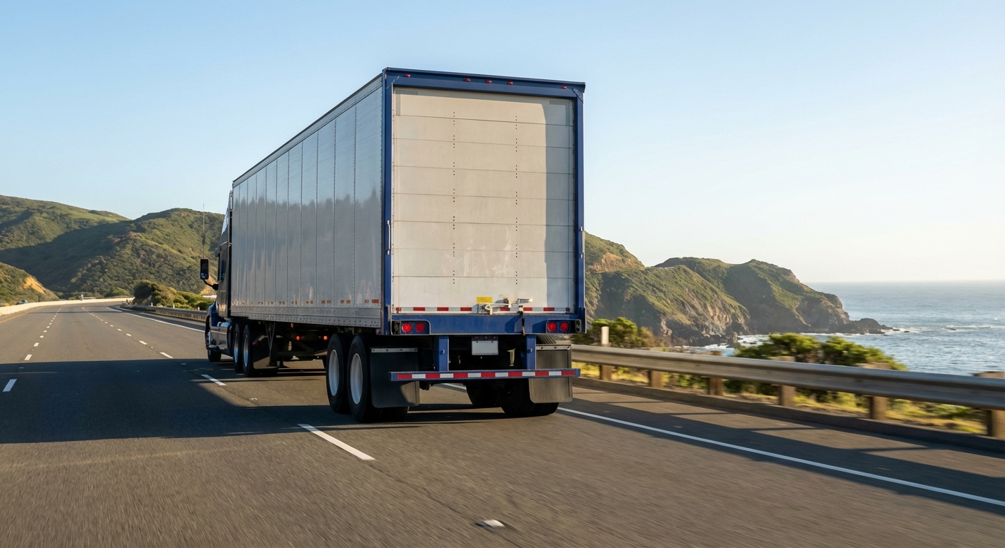 Al realizar la maniobra de adelantamiento a un camión en una autopista, ¿qué separación lateral de seguridad es obligatorio mantener respecto a dicho vehículo?