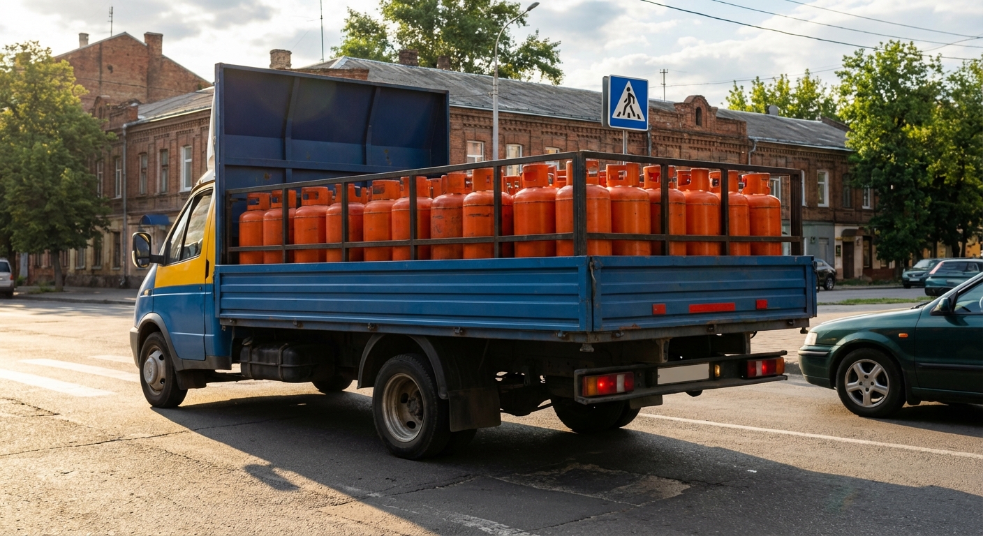 ¿Le está permitido estacionar en doble fila el camión que conduce para efectuar las operaciones de carga y descarga?