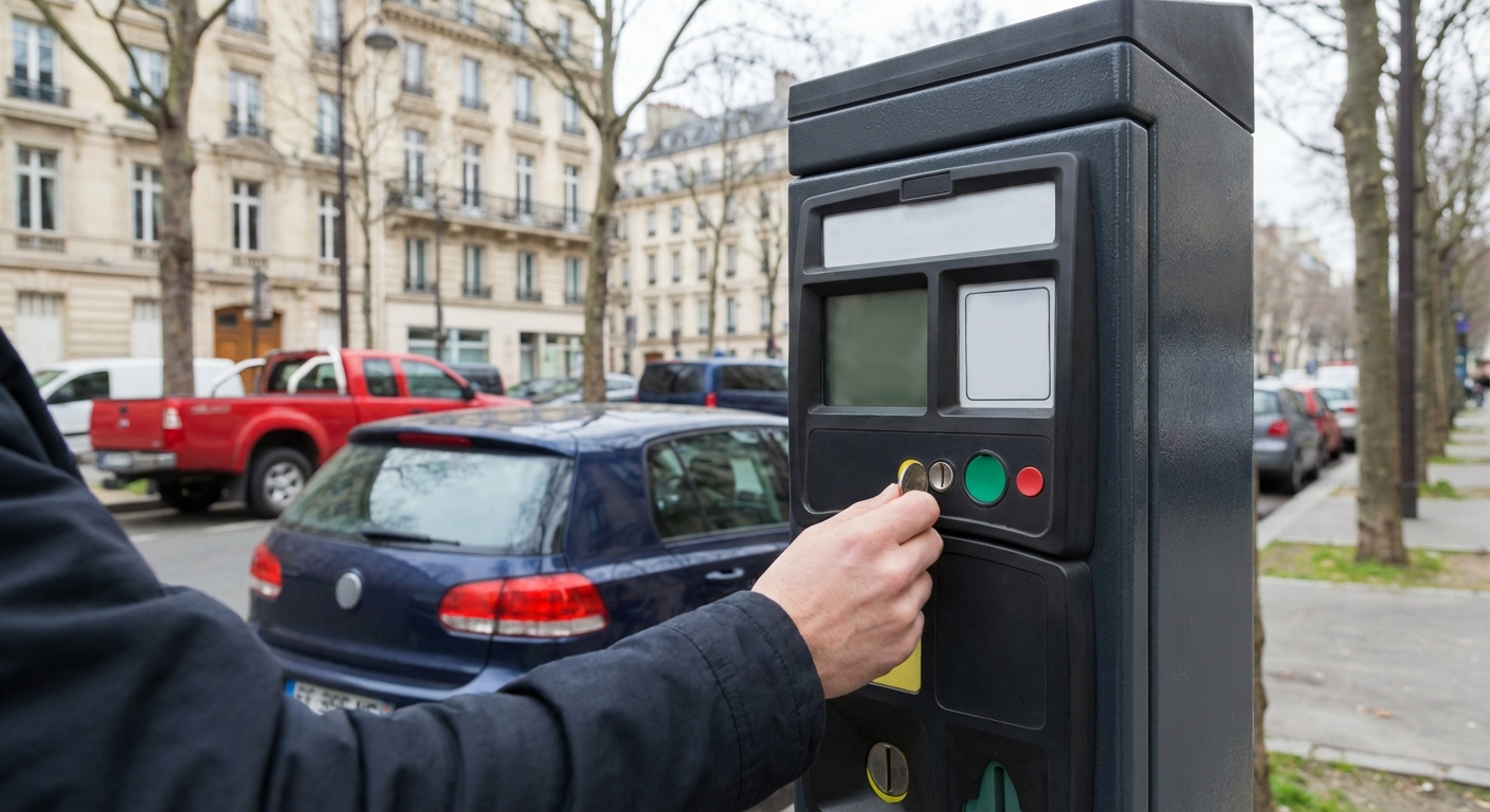 En un estacionamiento con limitación horaria, ¿está permitido estacionar sin colocar el ticket correspondiente?
