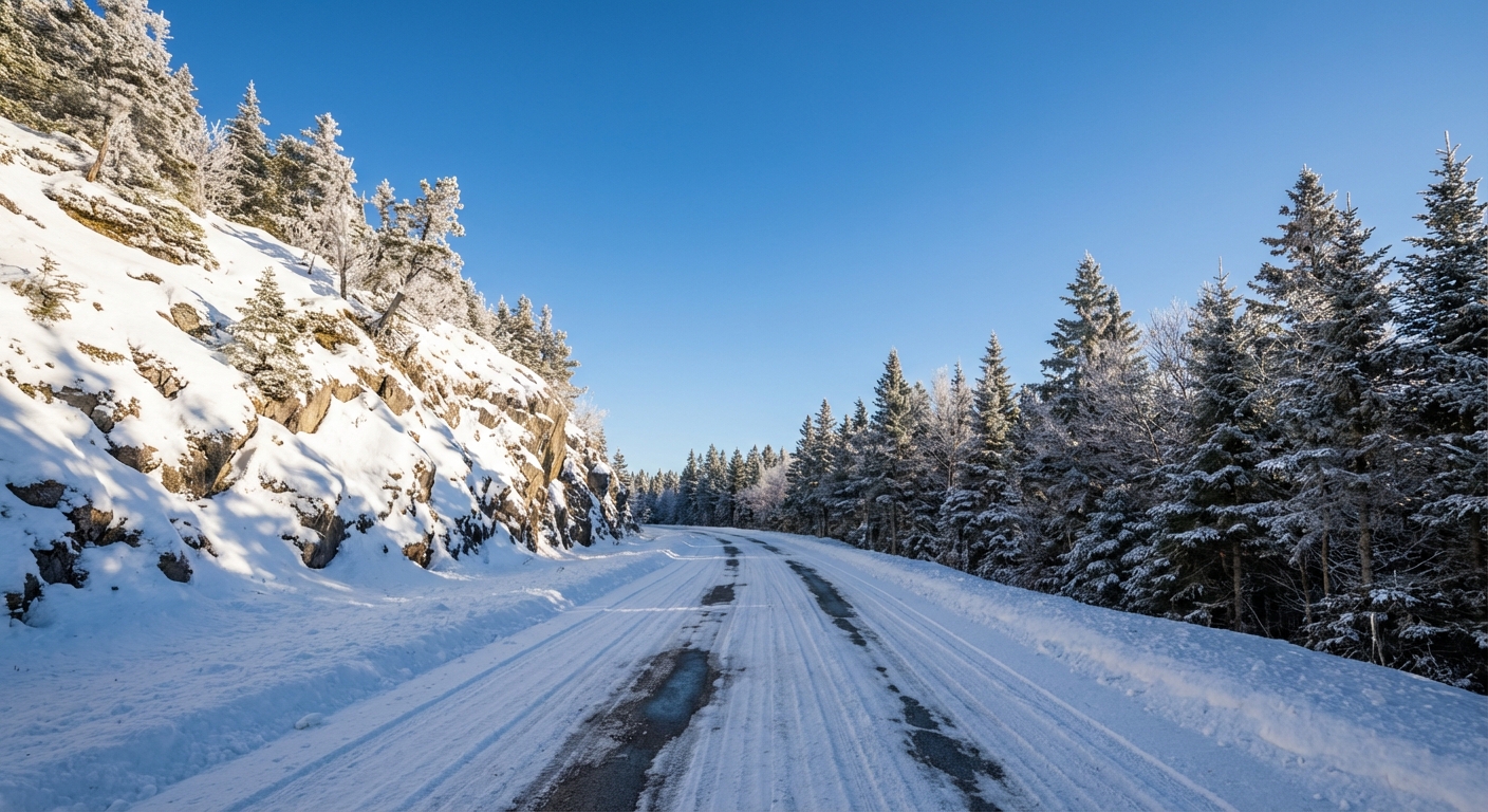 Cuando hay mucha nieve en la calzada, ¿es aconsejable circular sobre los surcos que dejan los demás vehículos?