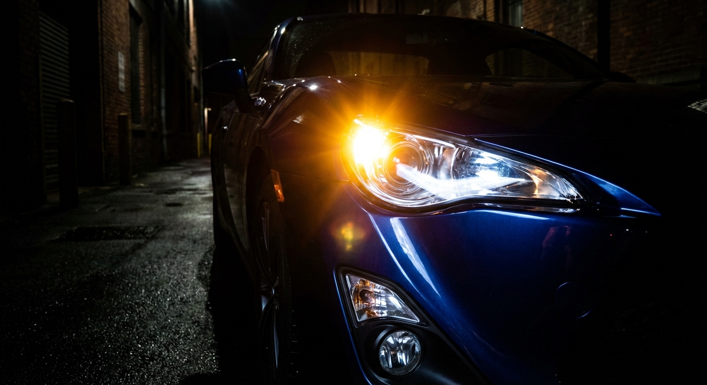 Circulamos de noche con un cuatriciclo ligero por una vía urbana suficientemente iluminada, ¿qué luces llevaremos encendidas?