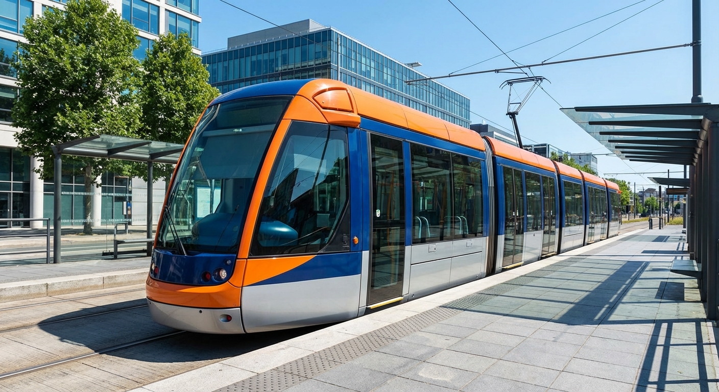 ¿Resulta obligatorio ceder el paso a un tranvía al aproximarse a una intersección que carece de señalización que regule la preferencia?