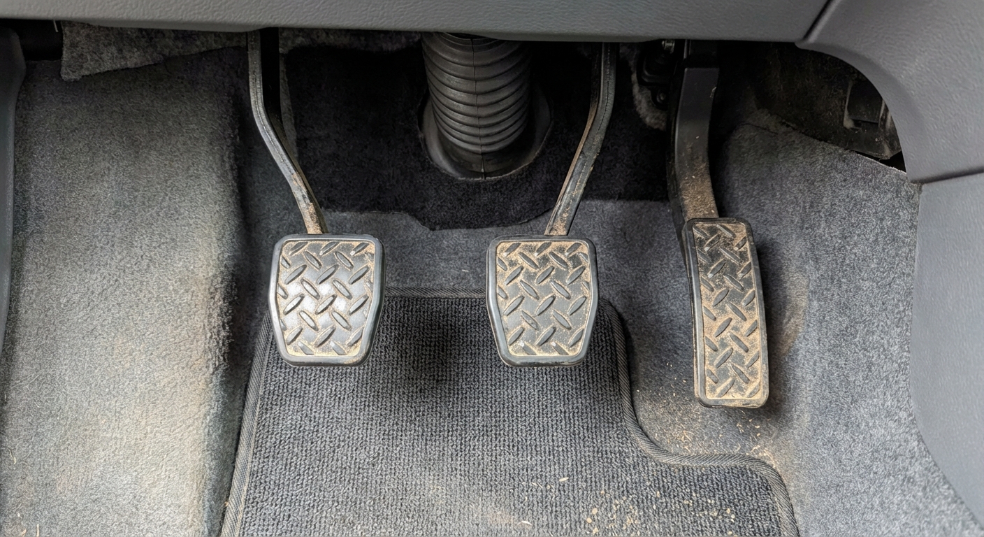 El freno de pie, ¿sobre qué ruedas actúa?