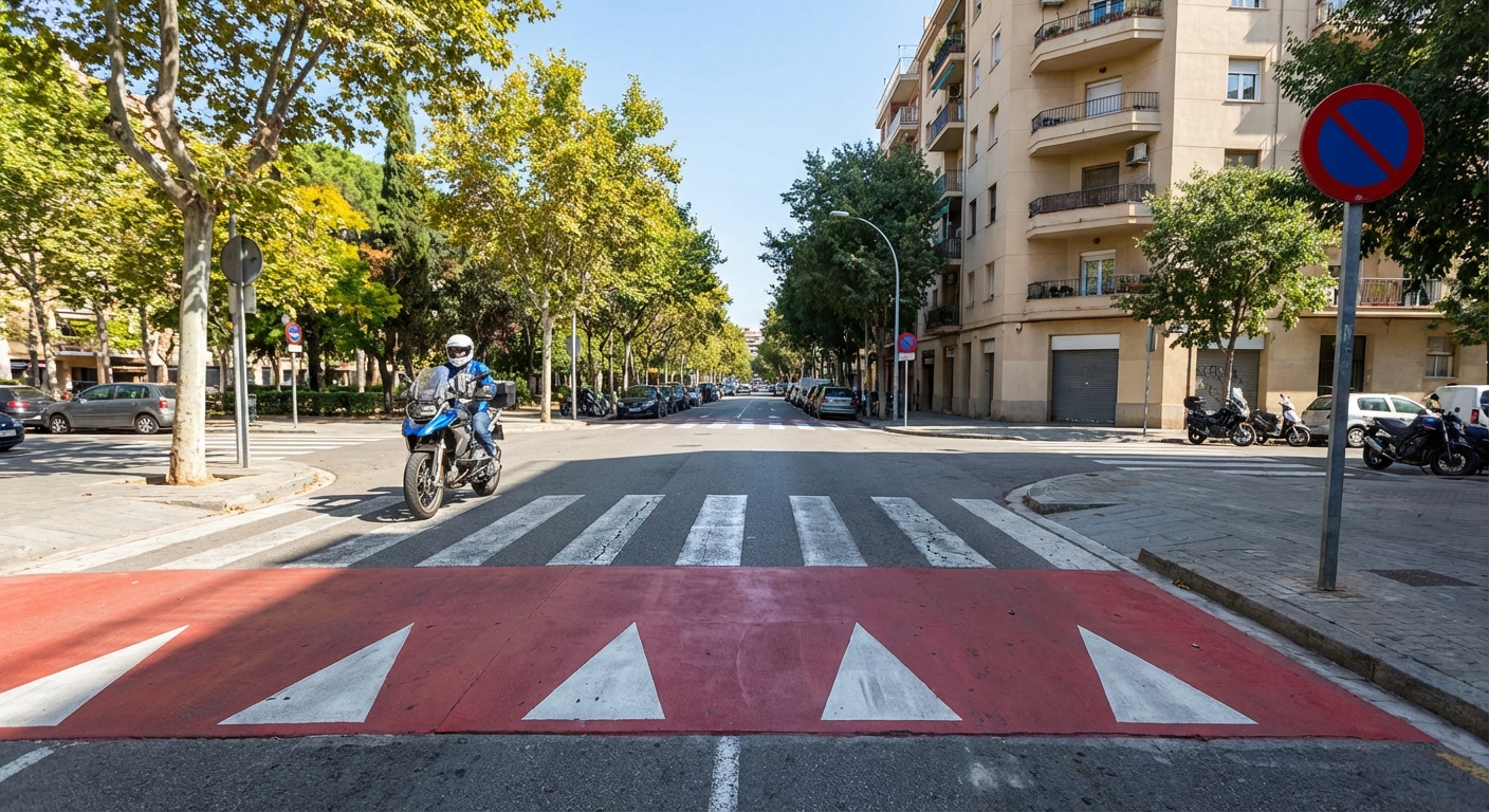 ¿Tienen la consideración legal de obstáculos en la calzada los resaltos que se encuentran situados en los pasos para peatones?