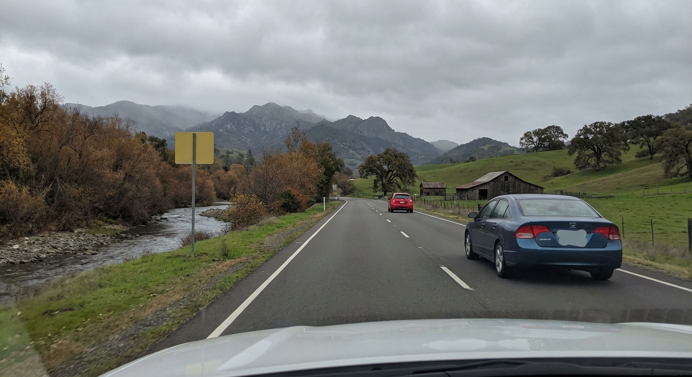 ¿Podemos adelantar por la derecha a este turismo?