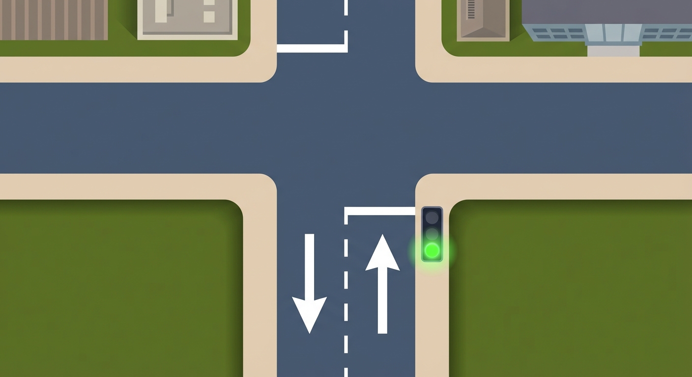 En poblado, ¿a qué velocidad máxima circularemos conduciendo un ciclomotor de dos ruedas en una vía con un único carril por sentido?