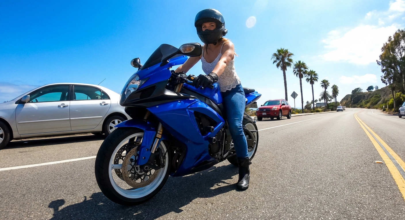 Las motocicletas sin sidecar, ¿cuántas luces de corto alcance deben llevar instaladas?