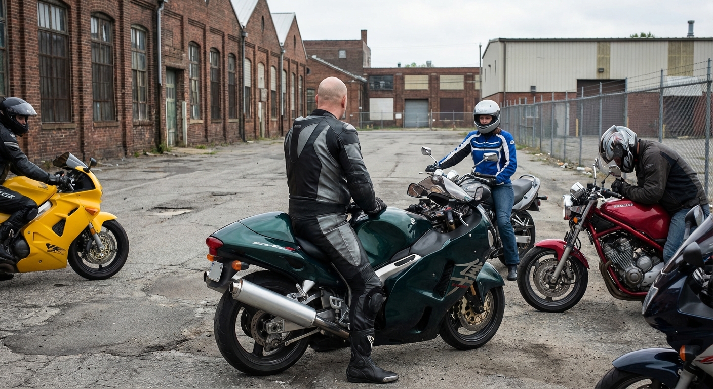 ¿Está autorizado el transporte de un acompañante en una motocicleta que no disponga de reposapiés laterales?