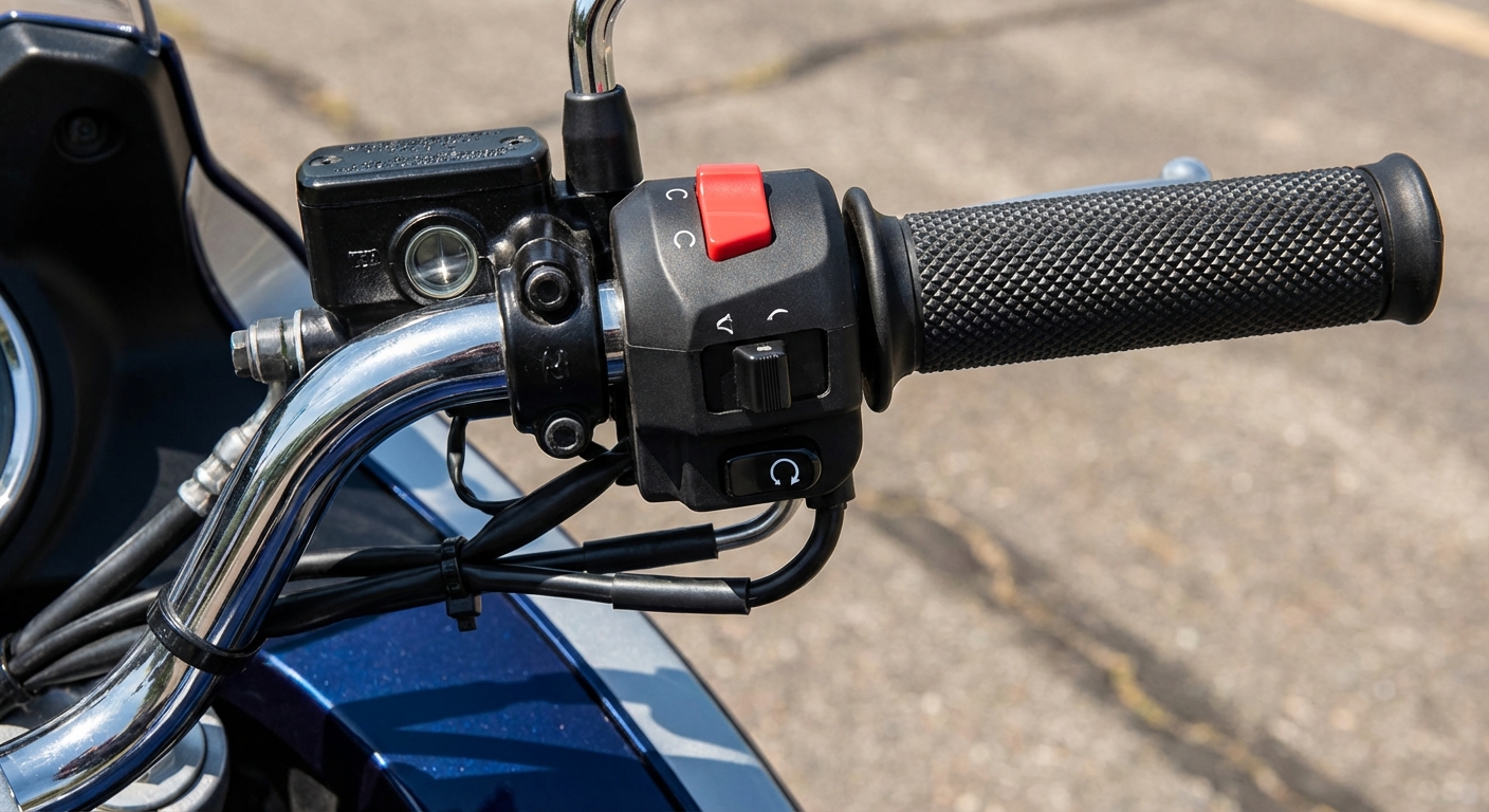 Como norma general, ¿cuál es la forma más adecuada de actuar sobre el mando del acelerador de su motocicleta?