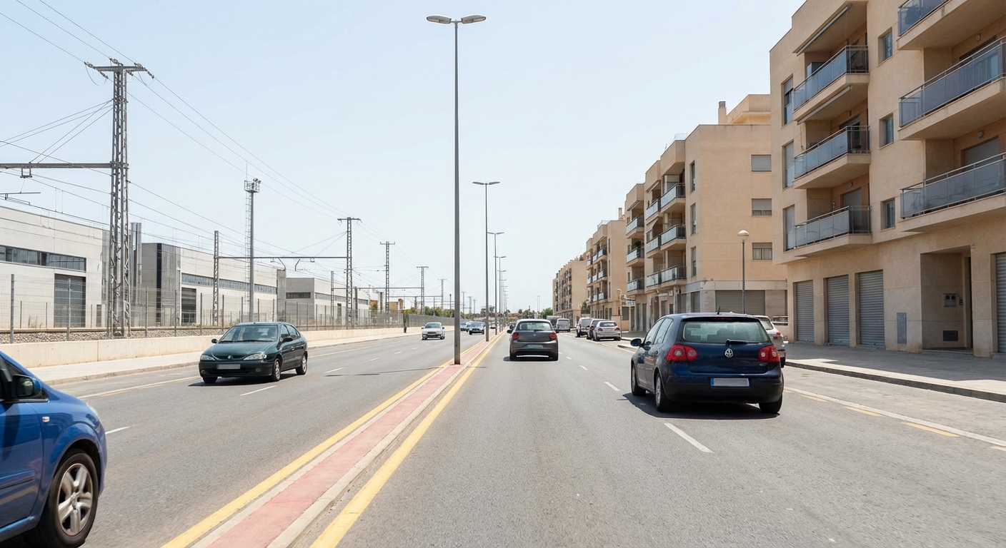En una travesía que cuenta con dos carriles por cada sentido de la marcha y carece de arcenes, el límite genérico de velocidad es de...