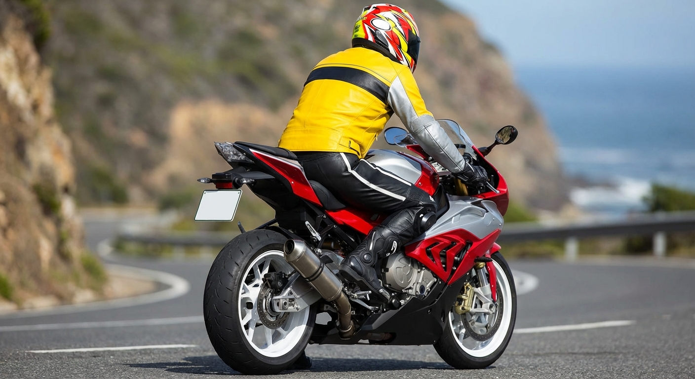 La utilización de una indumentaria y un casco de color claro...