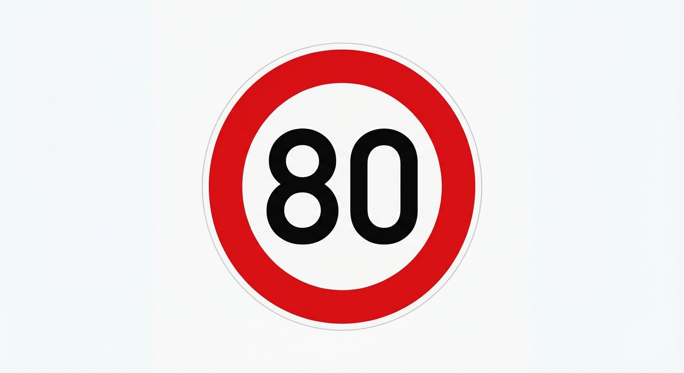 Al transitar por una carretera convencional fuera de poblado con dos carriles por sentido y el límite de velocidad fijado en 80 km/h, ¿es posible realizar un adelantamiento a un turismo que ya circula a esa velocidad máxima?