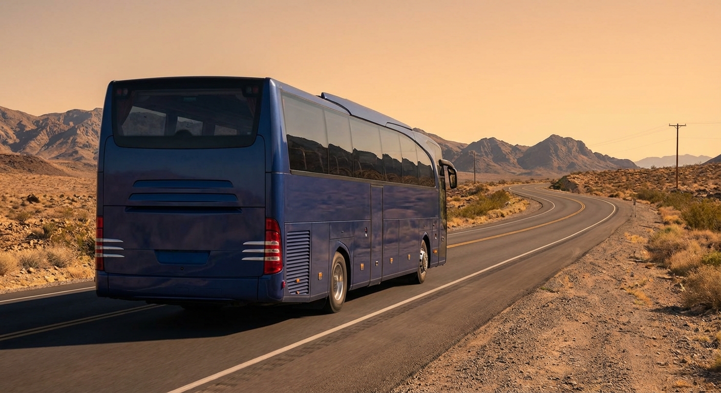 Al realizar un adelantamiento por la derecha en una vía fuera de poblado a un autobús que ha señalizado su intención de girar hacia la izquierda, ¿qué medida de seguridad es necesario considerar?