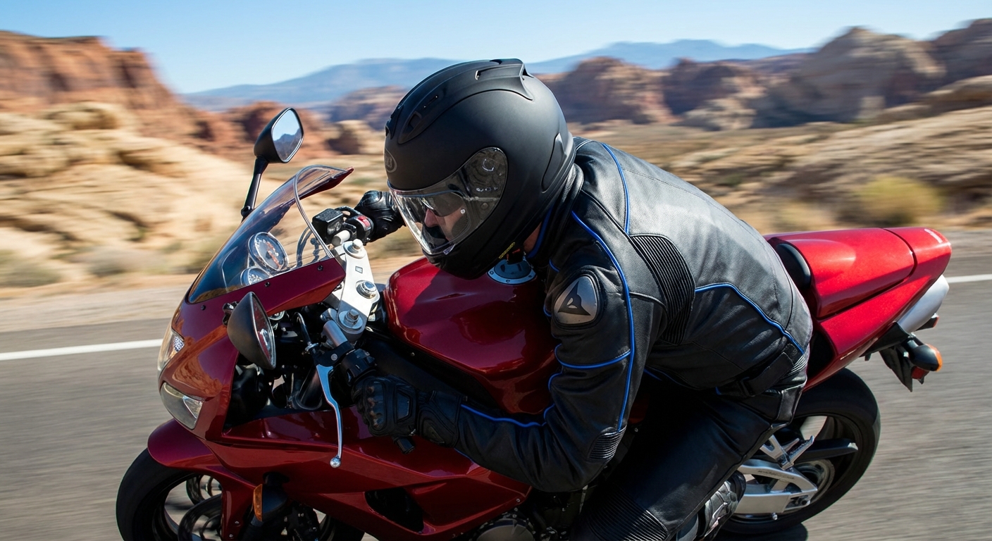 Al circular con una motocicleta, ¿la postura que mantenga el conductor sobre el vehículo tiene la capacidad de influir en su resistencia aerodinámica?